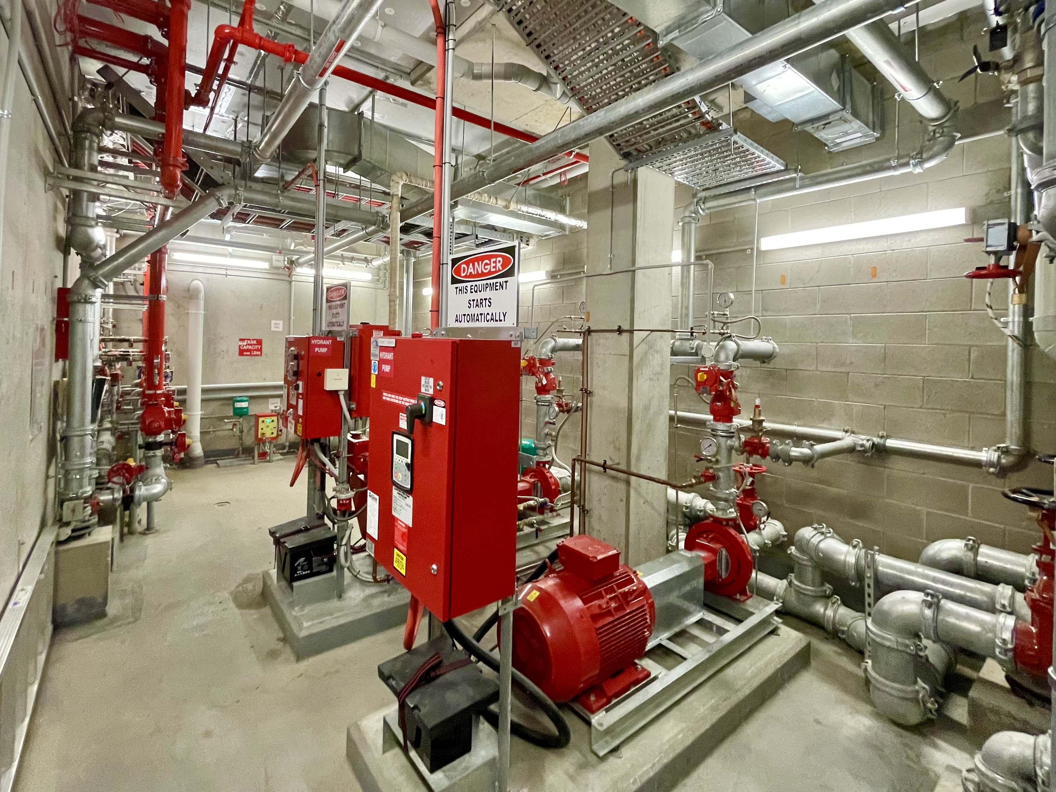 Fire Pump Room Installation